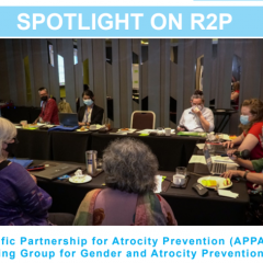 APPAP Gender Working Group